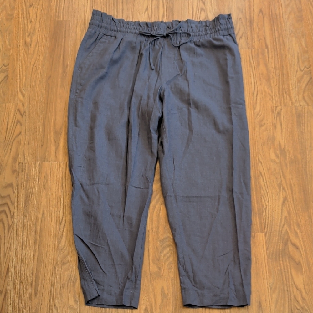 Target A New Day Linen / Rayon Pants Size XXL Charcoal NWOT